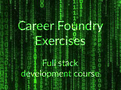 Career Foundry exercises